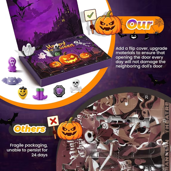 Halloween Squishy Advent Calendar 2026